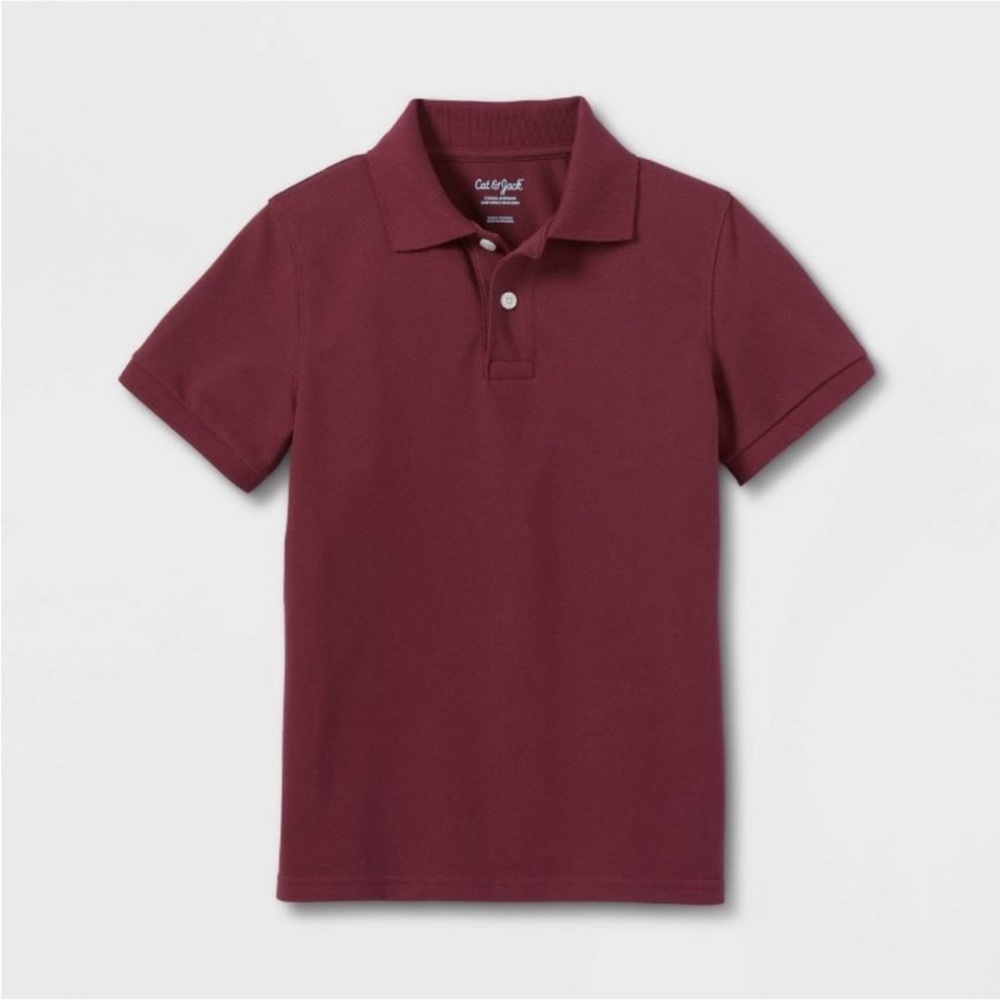 Boys' Short Sleeve Performance Uniform Polo Shirt - Cat & Jack
